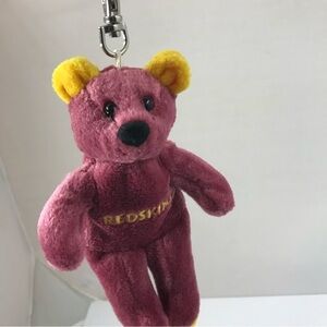 Redskins Salvino’s Bammers NFL Bear keychain plush pellets bear